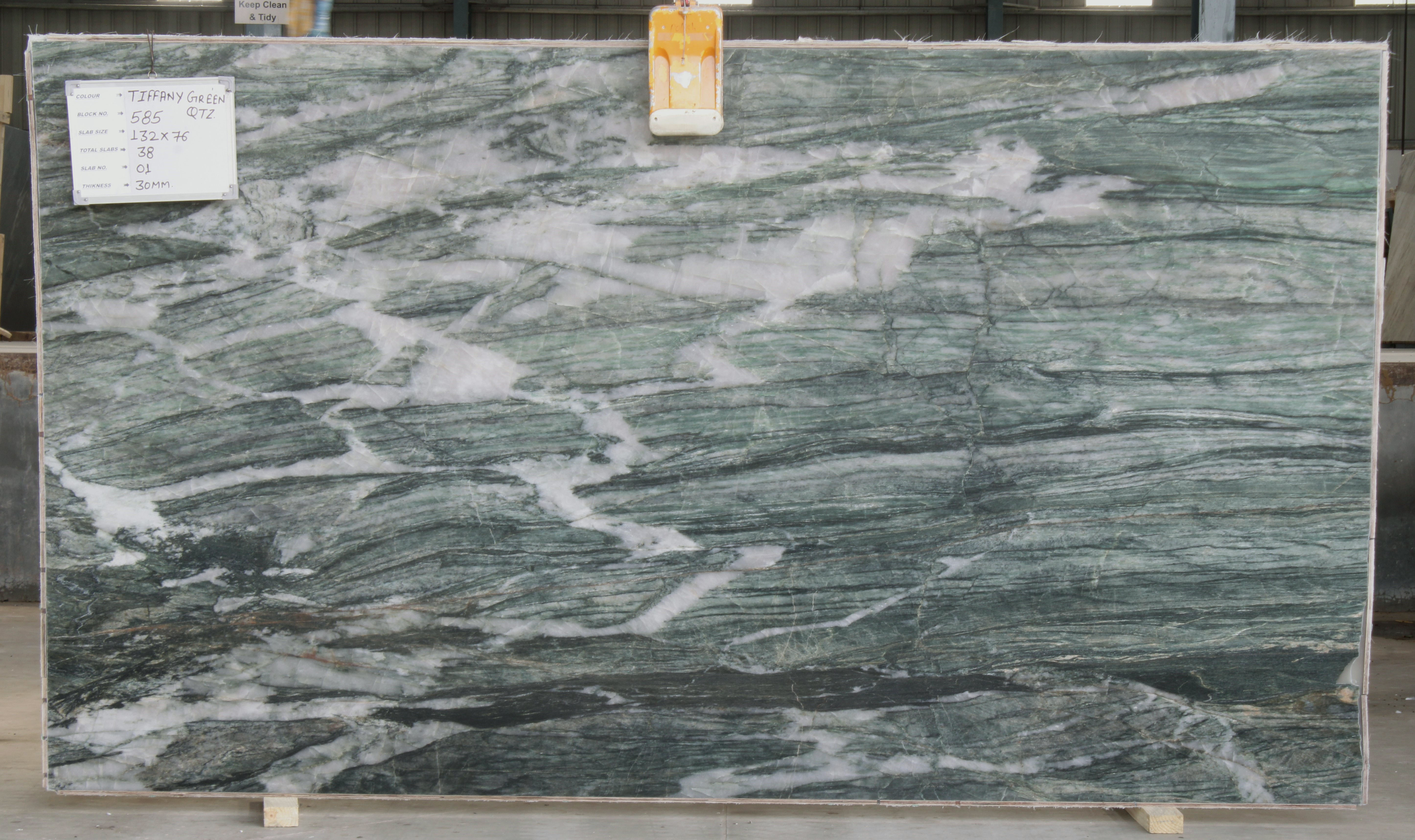 Tiffany Green Quartzite Polished 3CM